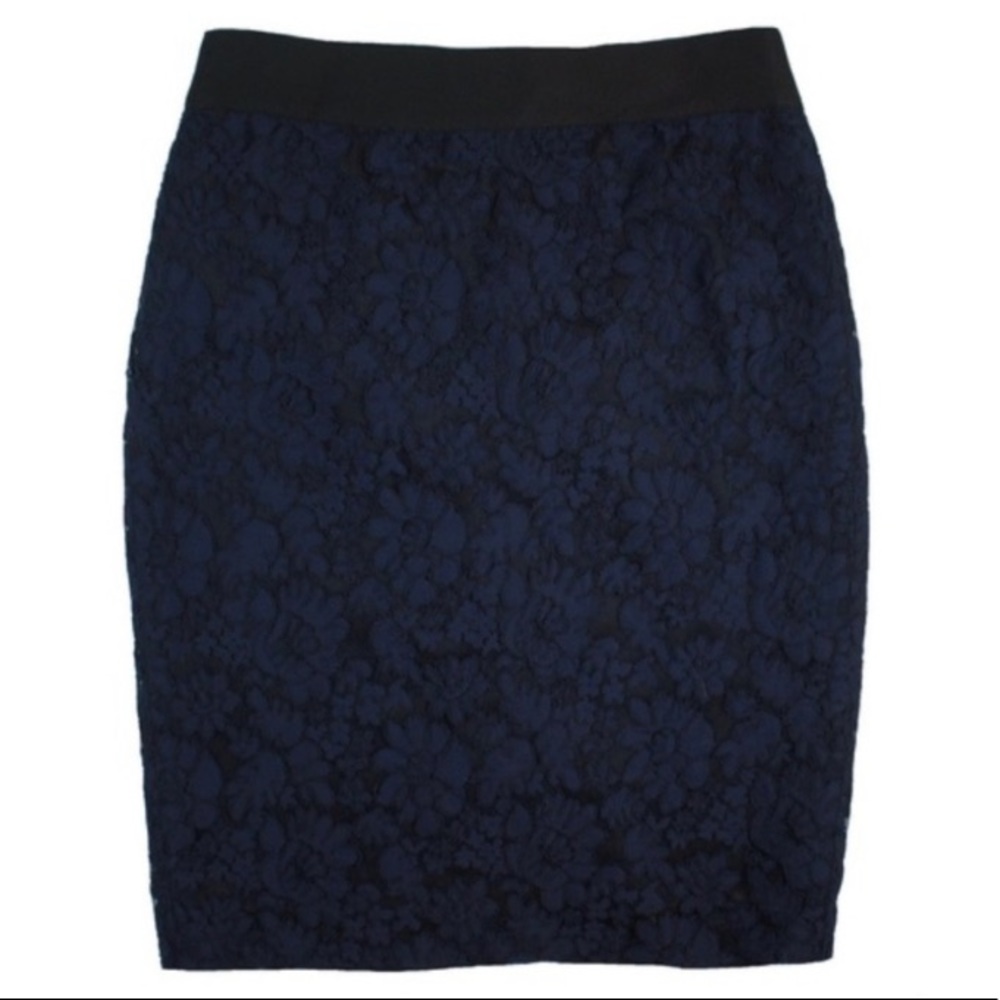 JCrew Heirloom Lace No 2 Pencil Skirt